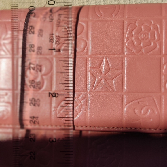Chanel pink leather Bi-fold wallet - Picture 14 of 15